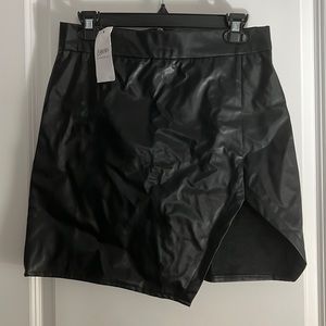 NWT Faux Leather High Waisted Skirt